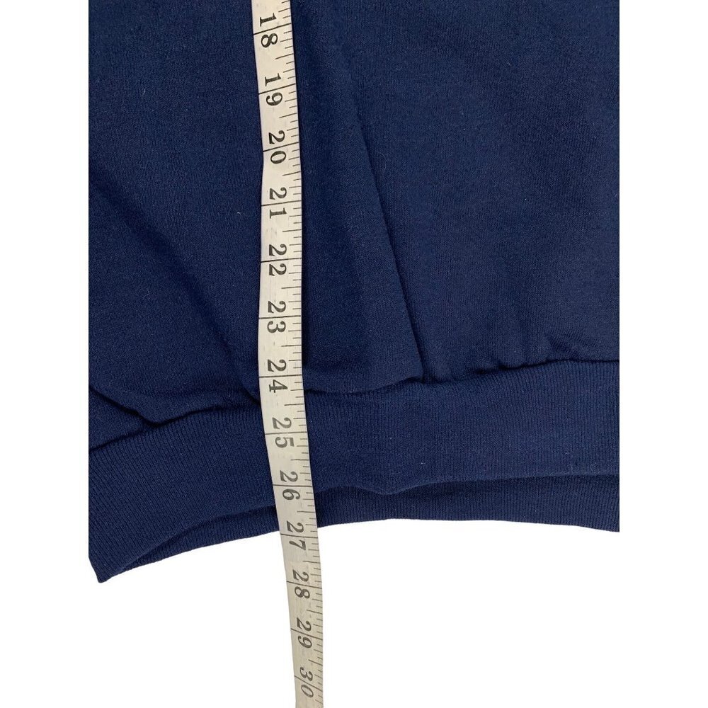 Jerzees Women's Navy Blue Granny Sweater - Picture 6 of 6